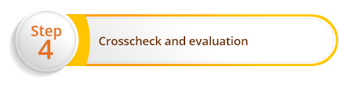 Crosscheck and evaluation